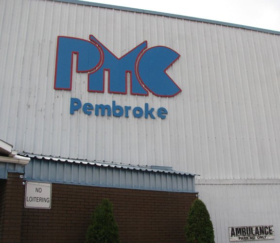 Image of the Parking Lot Doors at the PMC