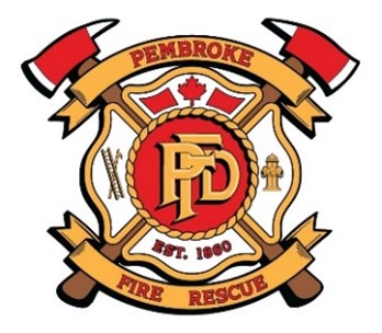 The logo of the Pembroke Fire Department.