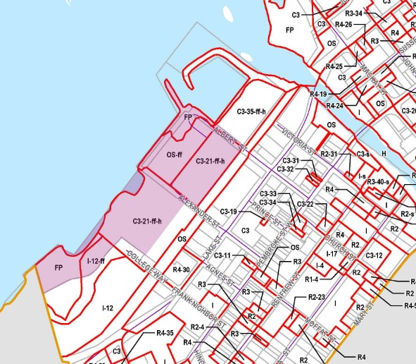 Zoning By-Law map insert.
