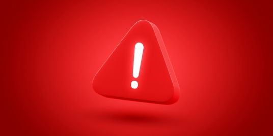 A red exclamation mark.