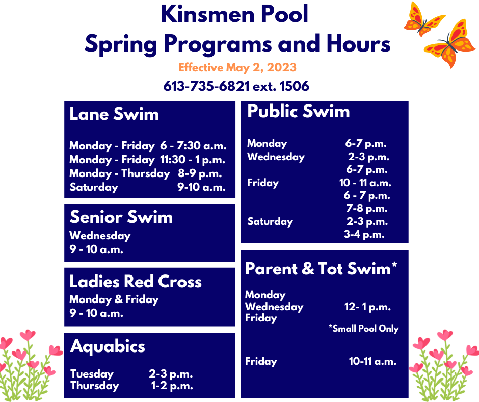 Kinsmen Pool Swim Schedule