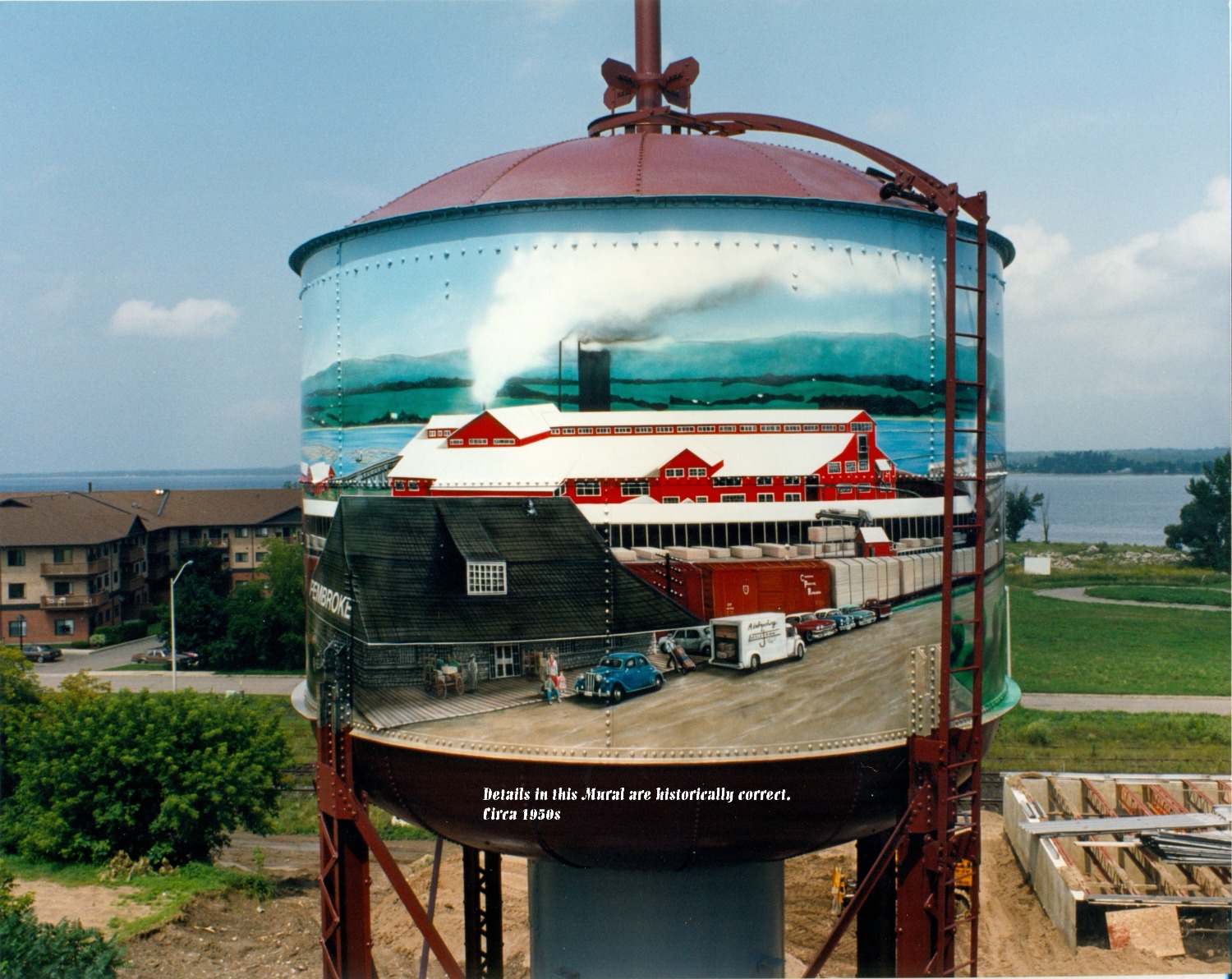 CPR Water Tower Mural