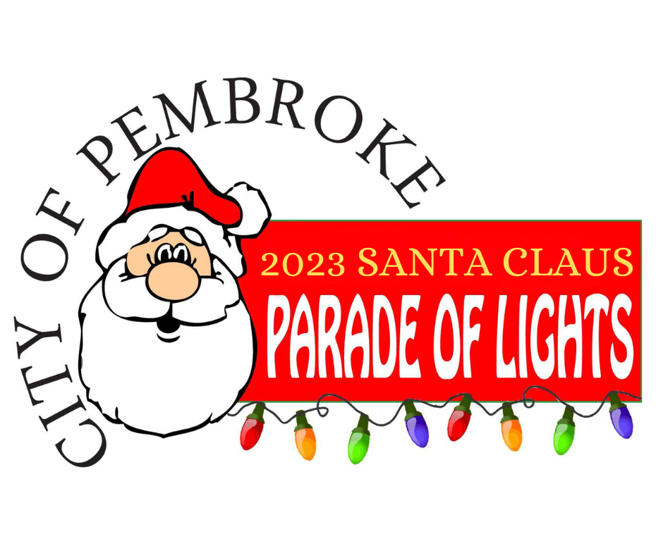 2023 Santa Claus Parade of Lights Logo